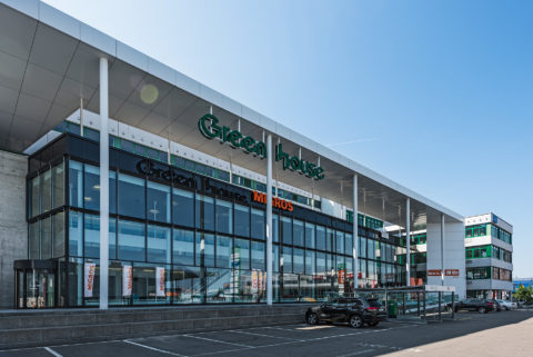 Greenhouse" commercial building