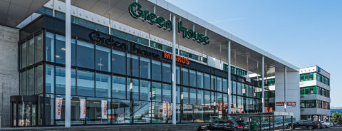 Greenhouse" commercial building