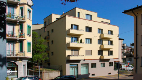 Residential and commercial building Haldenbachstrasse 9